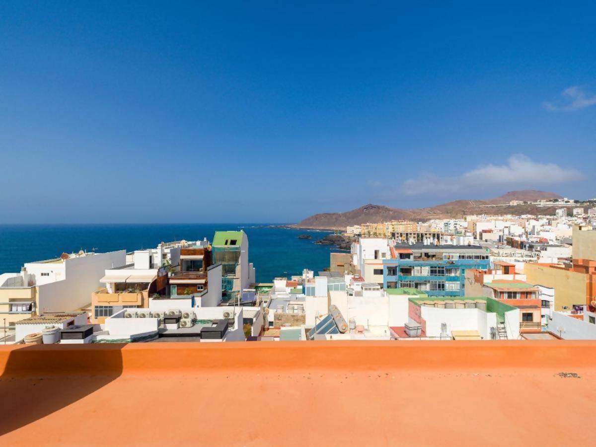 Casita Canaria Playa Beachfront Access & Lateral Ocean View With Terrace Las Palmas / Gran Canaria Exterior foto