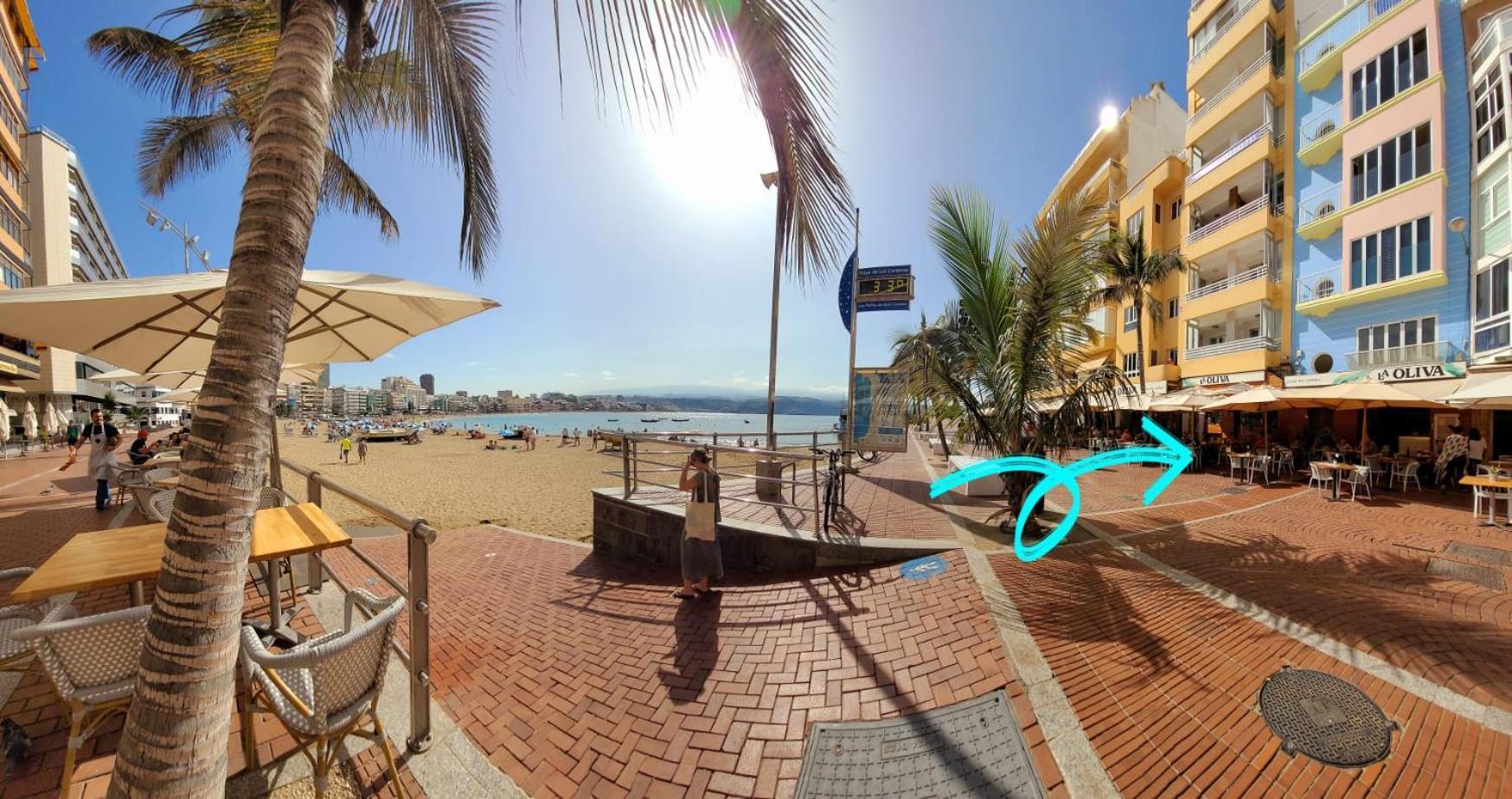 Casita Canaria Playa Beachfront Access & Lateral Ocean View With Terrace Las Palmas / Gran Canaria Exterior foto